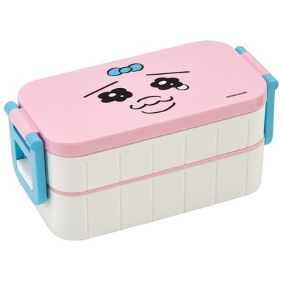 Skater Lunchbox Opanchusagi 600ml Antibakteriell 2 Etagen für Damen Hergestellt in Japan YZW3AG-A