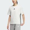 Adidas Dance Loose Cotton Casual Short Sleeve Round Neck T-Shirt Women Tops White JJ1093