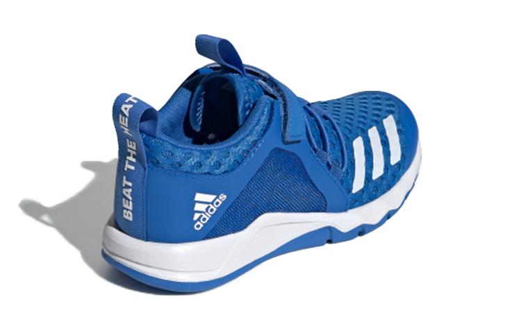 adidas Flex Bth El K Slip Resistant, Abrasion Resistant, Breathable Low Top Kids' Running Shoes Blue White Kids' EF0155
