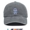 Pc Q Version Hippo Print Trucker Hat Comfortable And Breathable Stylish And Attractive Cartoon Game Classic Black Papa Hat