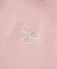 Seteo (W) Basic Cotton Collar Half Cardigan Pink