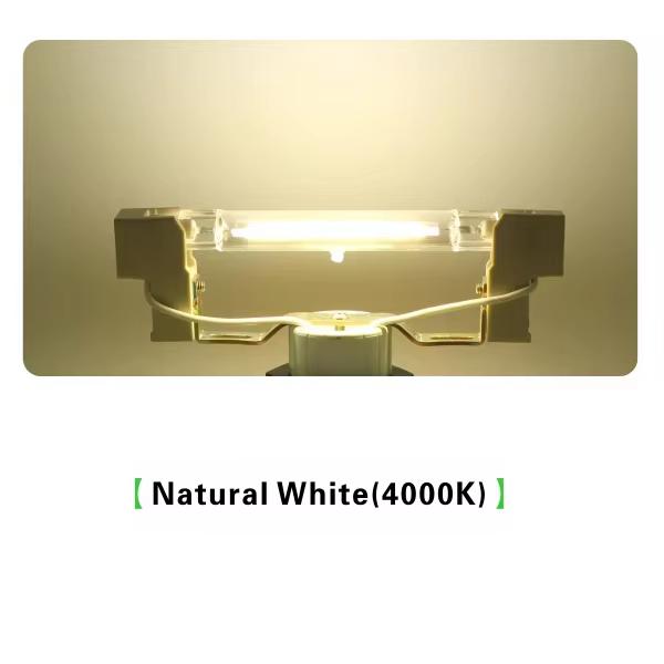 1-10Pcs Dimmable R7S COB LED Glass Tube 78MM 118MM 7W-30W LED Light Bulbs J78 J118 AC110V-220V LED Lamp Warm/White/Neutral Light