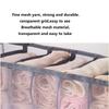 1pc 11 Compartment Collapsible Underwear Storage Box,Nylon Bra Organizer with Breathable Mesh,Foldable Closet Container for Home