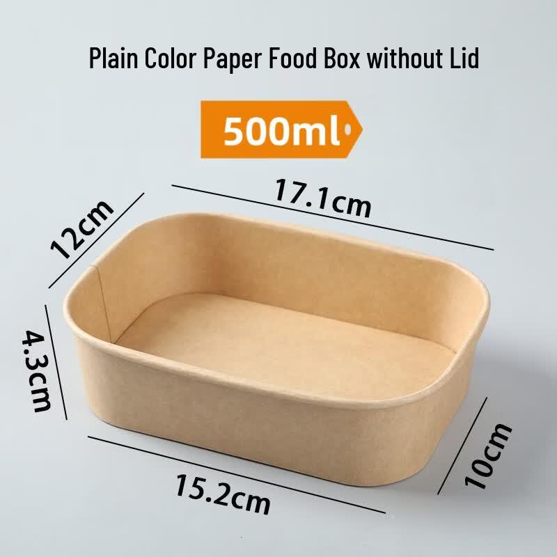 DISHJOY Disposable Kraft Paper Food Containers