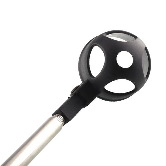 Ball Retriever Telescopic Design Comfortable Grip Stainless Steel Practical Golf Ball Picker