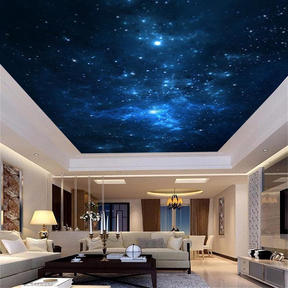 Galaxy Wallpaper Ceiling Starry Sky Mural Universe Wall Mural Home Bedroom