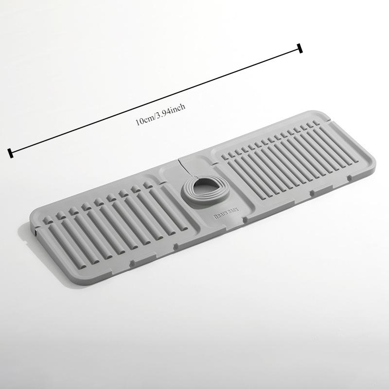 Tappetino per rubinetto in silicone, protezione anti-spruzzi per lavandino, tappetino di drenaggio per rubinetto, tappetini di asciugatura spessi, tappetini di protezione per piano di lavoro da cucina e bagno