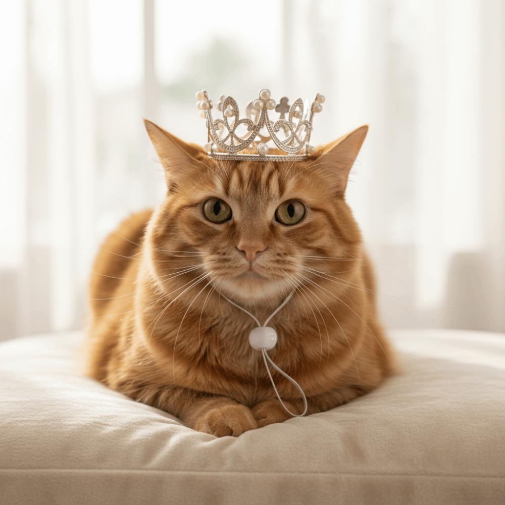 Zinc Zinc Alloy Pet Crown Headdress Adjustable Kitten Party Headwear Pet Party Decorations Pet Accessories