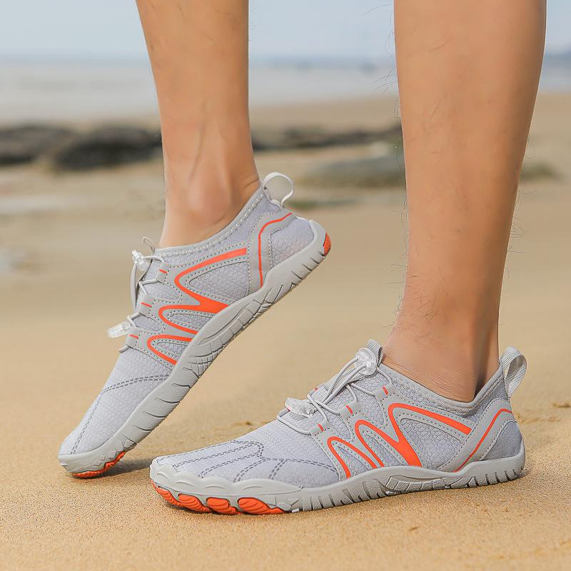 Outdoor quick-drying five-finger beach shoes light waterway amphibious wading shoes rafting non-slip creek shoes snorkeling shoes