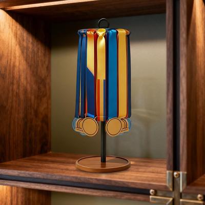 Medal Hanger Display Stand Rotating Storage Rack Organizer for Basketball Softball Soccer