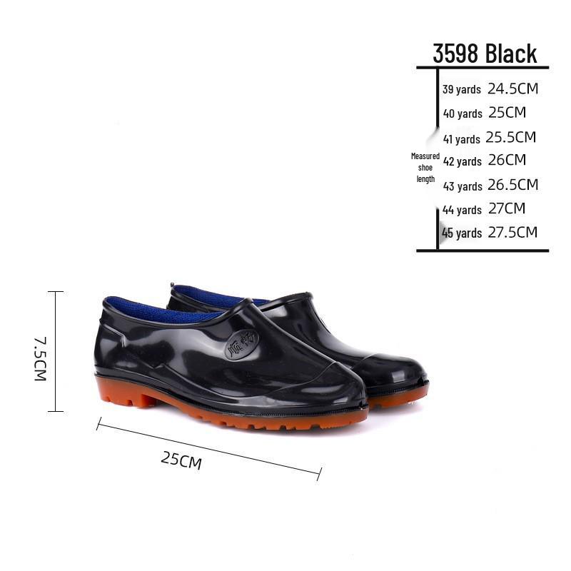 Men's Non-Slip Water-Resistant Work Boots: High-Top, Thick, Durable, Velvet-Lined for Construction and Kitchen Safety