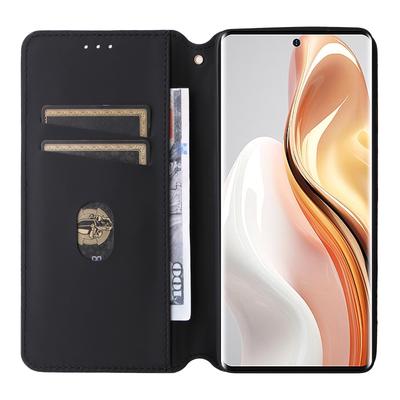 For Ulefone Note 17 Pro Case PU Leather Phone Cover Rhombus Pattern Stand Function