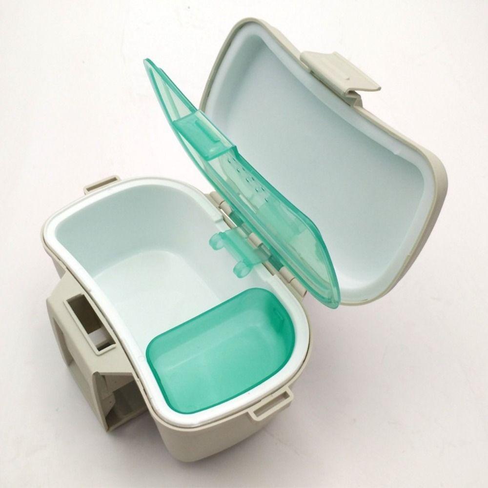 Plastic Insulated Live Bait Box Leakproof Design Fishing Tackle Box Bait Container Outdoor Use