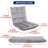 Polyester Tatami Floor Chair Cover With Elastic Fit For Modern Home Decor