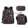 Roblox Student Schoolbag Korean Version Of Primary And Secondary School Backpack Ins Style Fashion Trend Backpack Three-Piece Set