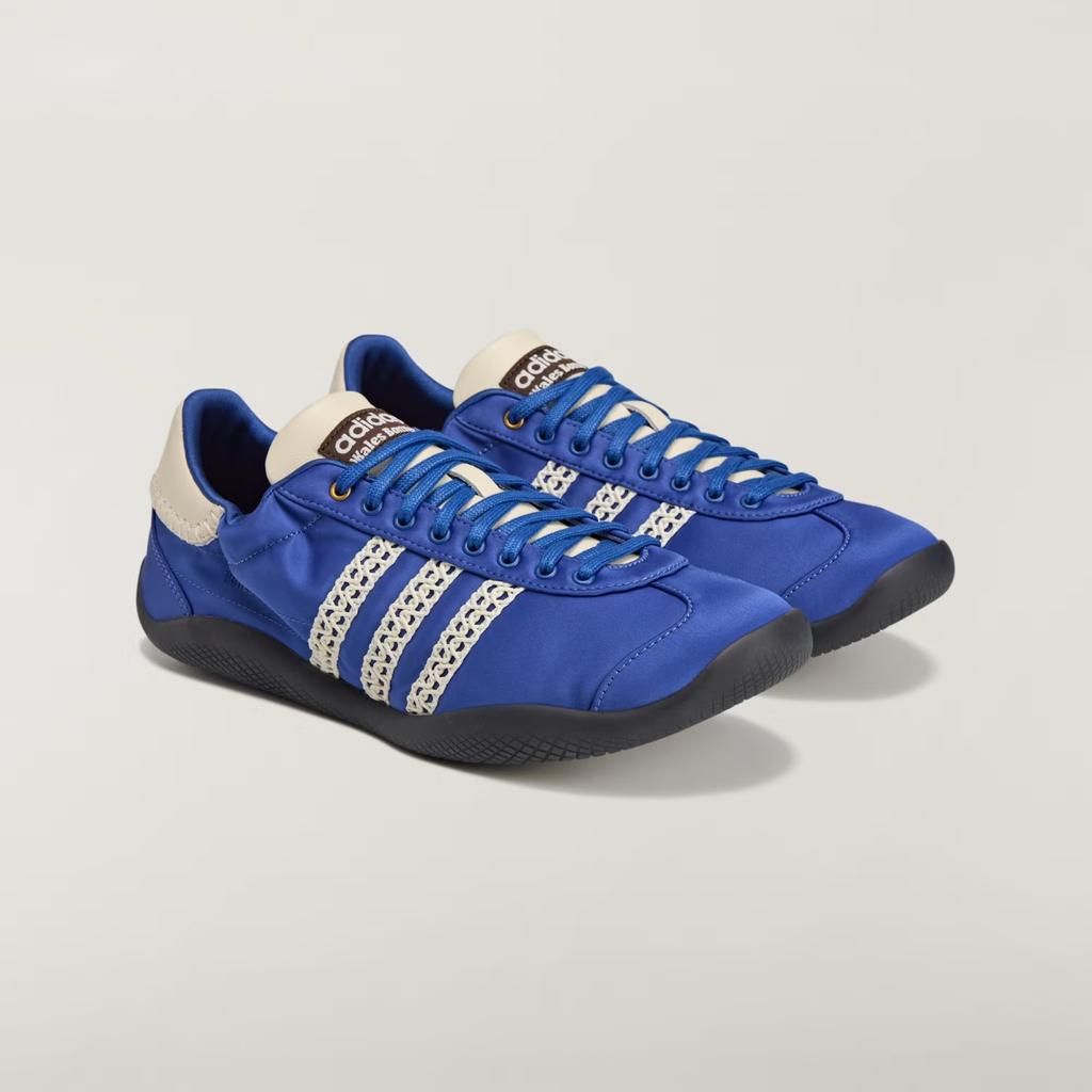 JR1774 Wales Bonner adidas Originals Karintha Low Satin Blue (Men's)