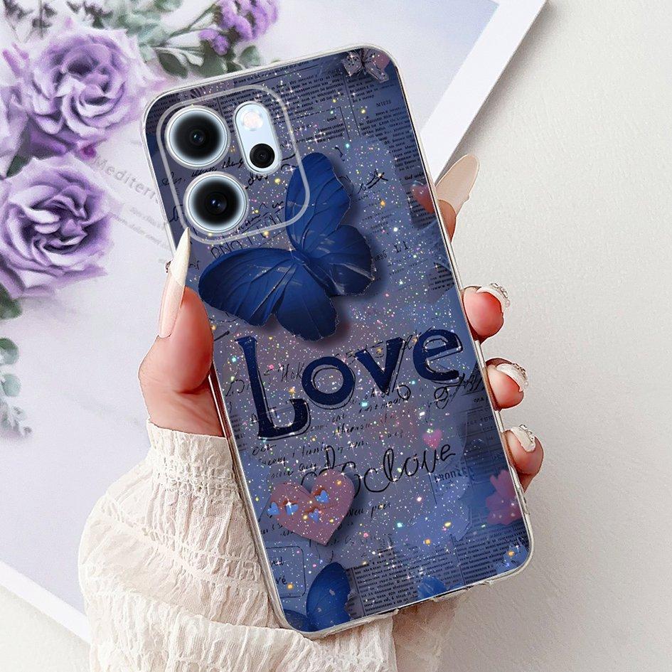 For Cover OPPO Reno 14F 2025 Case Reno14F Popular Bamboo Bowknot Soft Silicone Clear TPU Bumper For OPPO Reno14 F CPH2743 Shells