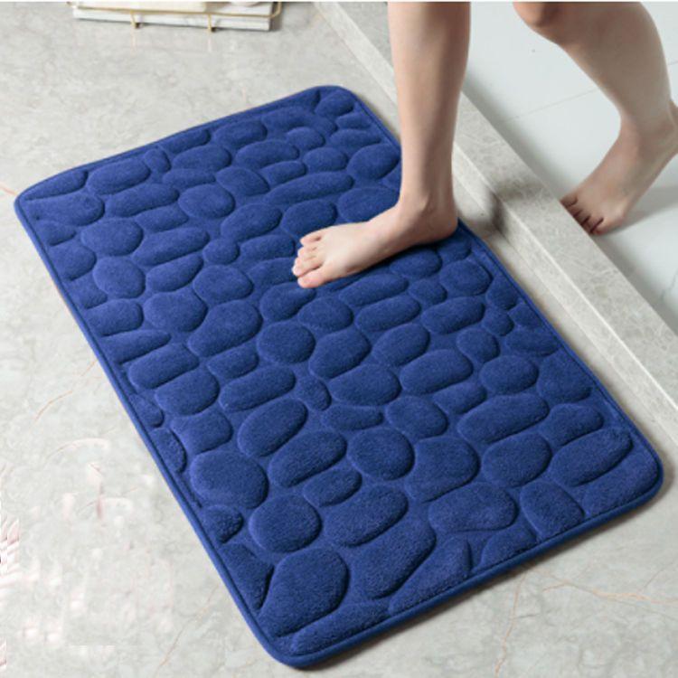 Non Slip Mat Bathroom Bath Mat Cobblestone Embossed Mat In Bathtub Floor Rug Shower Room Doormat Memory Foam Cobblestone Mat