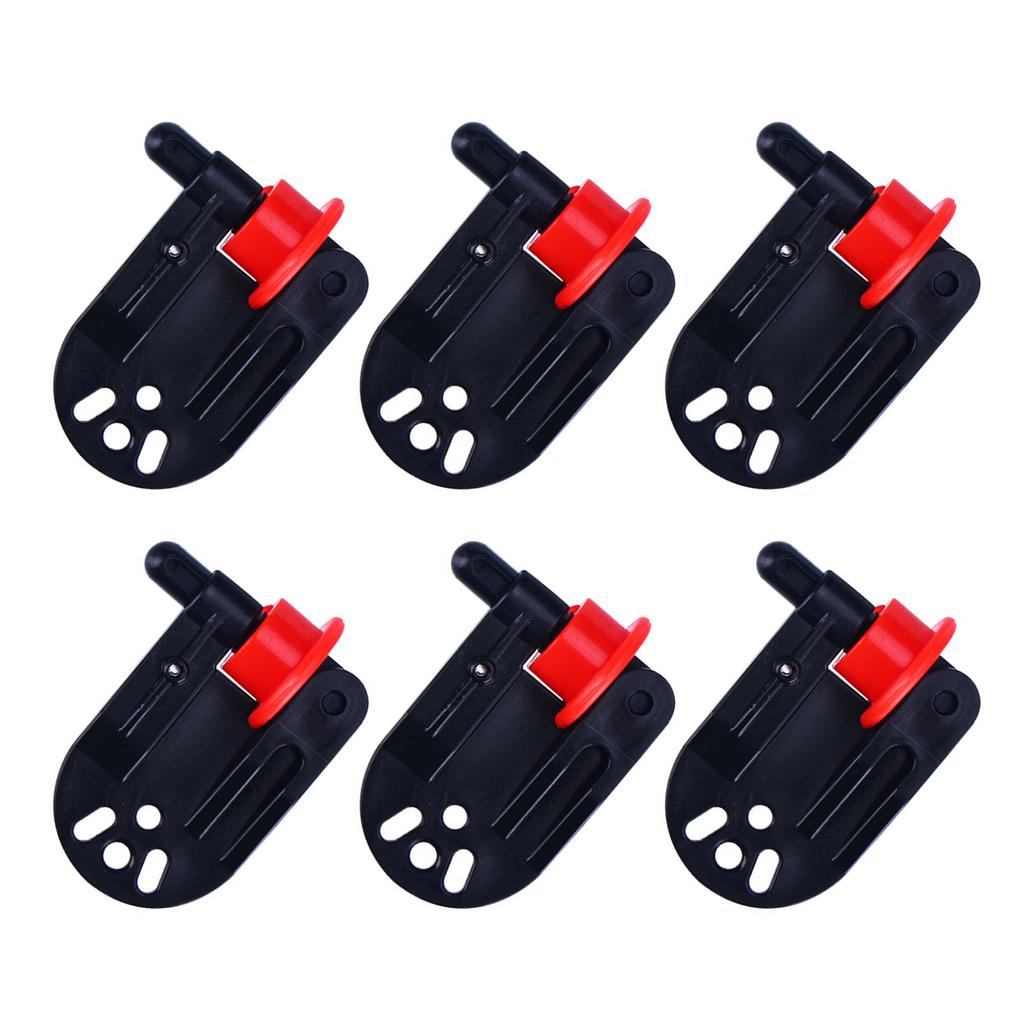 6Pcs Heavy Tension Snap Release Clip Fishing In-line Side Clip Fishing Accessory Planer Board Release Clips