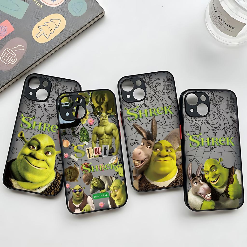 HOT Cartoon Funny Movie Shreks Phone Case For Xiaomi Redmi Note 14 13 12 12S 11 11S 10 10S 9T 9S 8 7 Pro Plus 4G 5G Matte