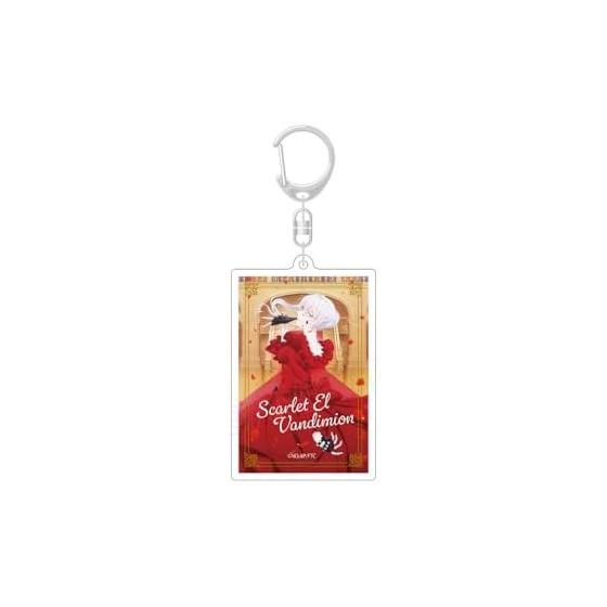 TV Anime May I Ask for One Last Thing? A. Teaser Visual Square Keychain Acrylic Keychain