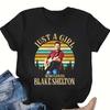 Just A Girl Who Loves Blake Shelton 2025 Tour Unisex Black Shirt