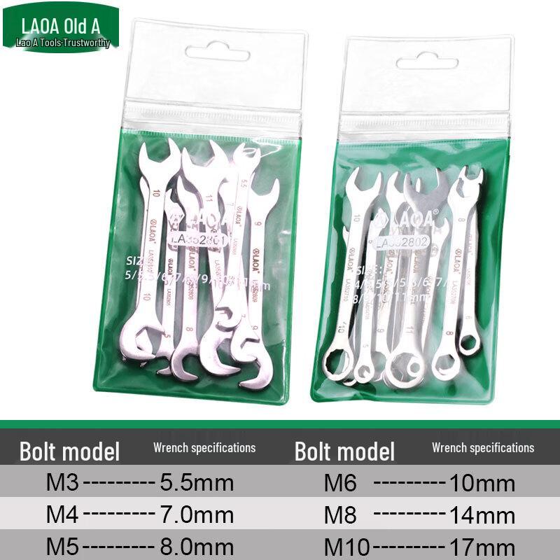 LAOA Stainless Steel Mini Combination Wrench