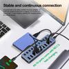 10/7 Port USB HUB USB 3 0 5Gbps Splitter Multiple Extension Dock with Independent Switch 12V Power Adapter for PC Laptop Tablets