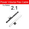 Cavo Flessibile Pulsanti di Accensione Per Nokia 1 2 2.1 3 3.1 3.2 4.2 5 5.1 X2 X3 X5 XL Plus Cavo Flessibile Tasti Volume Parti di Ricambio Tasti Laterali