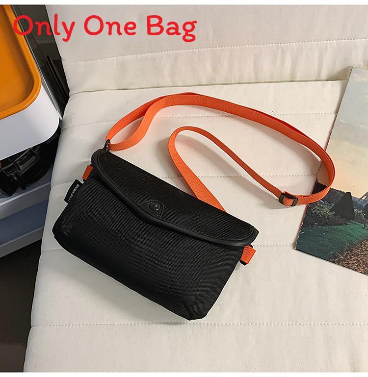 Minimalist Street Style Crossbody Bag With Belt Detail For Daily Use