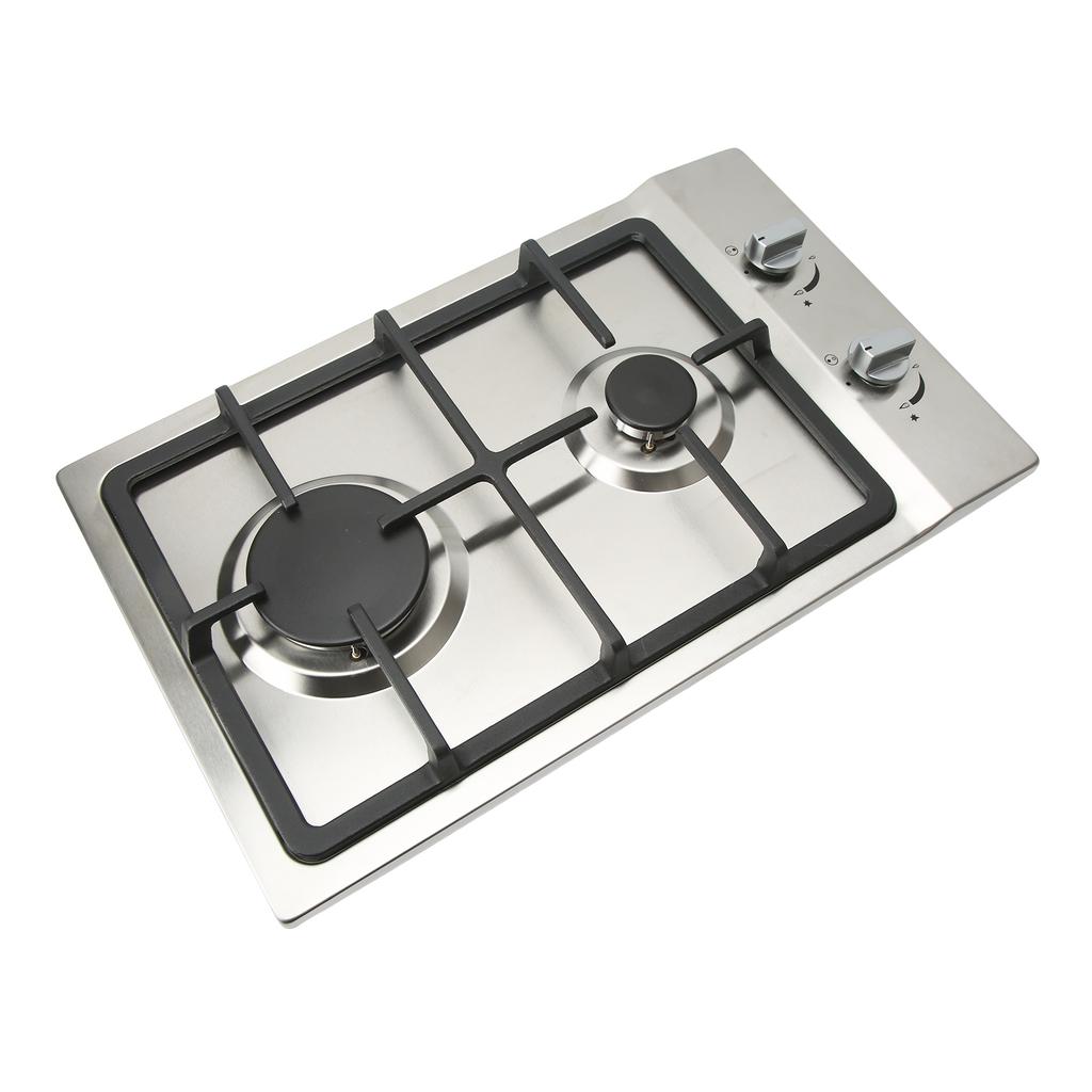 2 Burners Gas Stove Gas Cooktop 2.5KW 2.3KW LPG NG Dual Fuel Built In Gas Hob Thermocouple Protectio