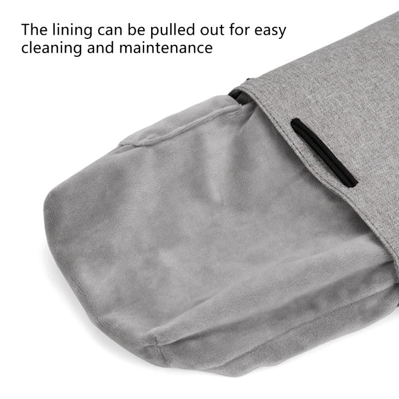 Waterproof Camera Lens Bag Padded Protective Case For Photography Accessories Storage With Oxford Leather Detail