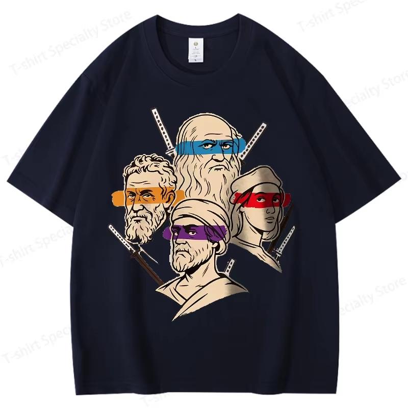 Art Unisexs TShirt Cotton Oversized Creative Graphic Tees for WoUnisex Tops Tees Casual Streetwear Graphic Tshirt Airpermeable Dry