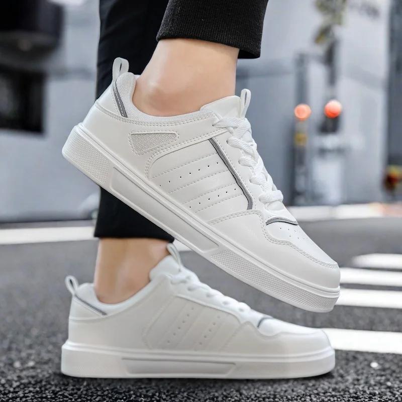 Fashion Round Foot Round Toe Designer Sneakers Mens Original Men's Sports Boots White Sport Shoes Men Seasonal Besket Trainners