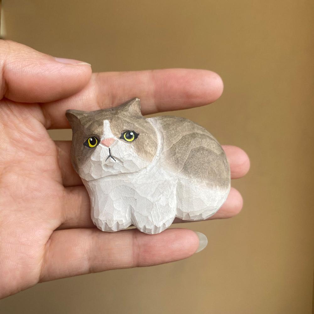 Cat Wooden Fridge Magnet Refrigerator Magnet Handmade Wood Magnet Fridge magnets Magnetic Kitchen Decor Gift Room decor