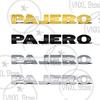 Cwlsev1 Style de Voiture Pour Pajero Lettre Autocollants Métalliques 3D Art Ralli Emblème de Coffre de Voiture Autocollants Lettres pour Voiture Accessoires