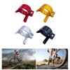 High Compatibilities Aluminum Alloy Derailleur Clamps Enabling Double Chainwheel Mount on Single Speed for Folding Bikes