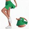 Jupe de Tennis taille haute pour femme avec poche, Jupe de Yoga d'été à séchage rapide, Jupe-short athlétique deux-en-un