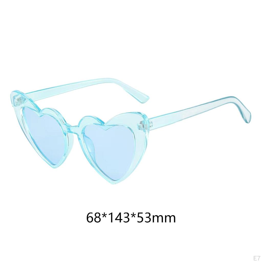 Heart Shaped Sunglasses Creative Sun Glasses for Dress Up Accessory Outdoor
