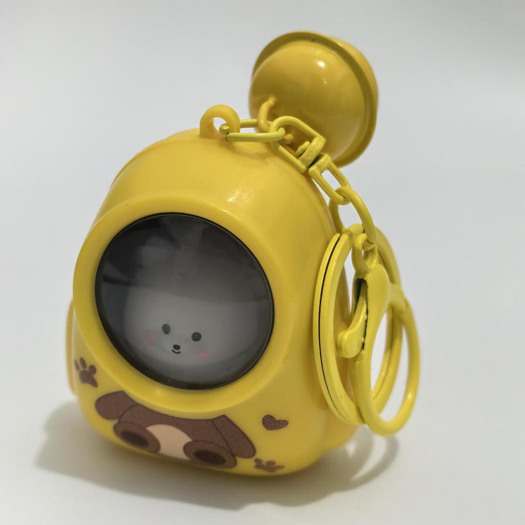 Little Bear Night Light Keychain Bag Charm - Cute Gift for Claw Machines