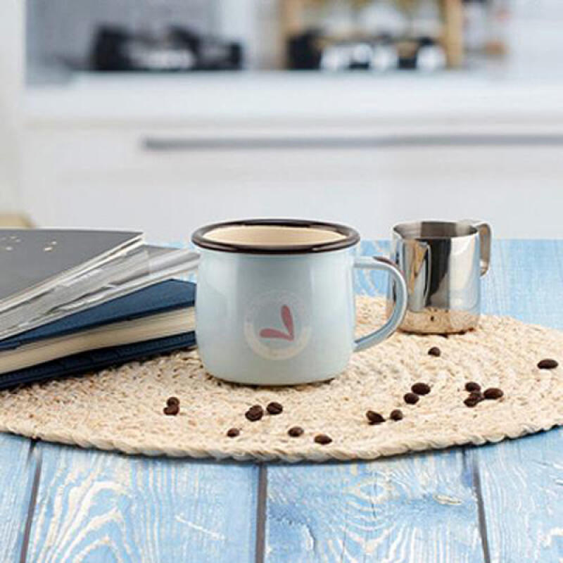 Queensense Enameled Mug 380ml (Sky)