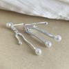 Xiaomi 925 Sterling Silver Earrings For Women Trendy Simple Wide Pearl Earring Jewelry Prevent Allergy Party Christmas Accessories