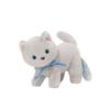 Bow Standing Adorable Cat Plush Toy For Children Birthday Present And Collection