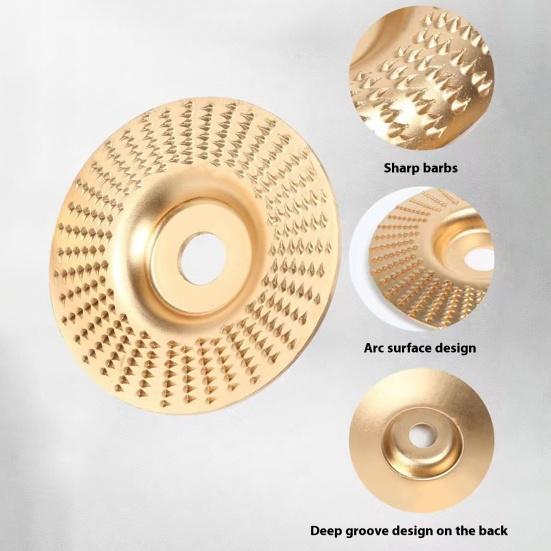 1/3Pcs Wood Carving Disc Set Rustproof High Durability Universal Grinding Wheel Shaping Discs Woodworking Angle Grinder Attachment