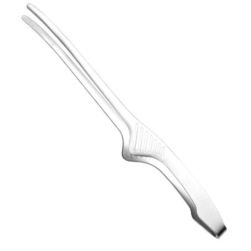 430 Stainless Steel Food Tongs Korean Barbecue Bbq Steak Clip Multi-purpose Food Clips Kitchen Gadgets Barbecue Accessories