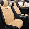 Huse de Lux din Piele Sintetică pentru Scaune Auto Universale Huse Confortabile pentru Scaune pentru Mașini Camioane SUV-uri Impermeabile și Respirabile(Doar 1 buc Husă Scaun Față )