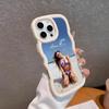 Addison Rae Mobile Phone Case for iPhone 17 16 15 14 13 12 11 Air Pro Max Plus Wavy Edge TPU Colorful Cover Cover Pretty Luxury