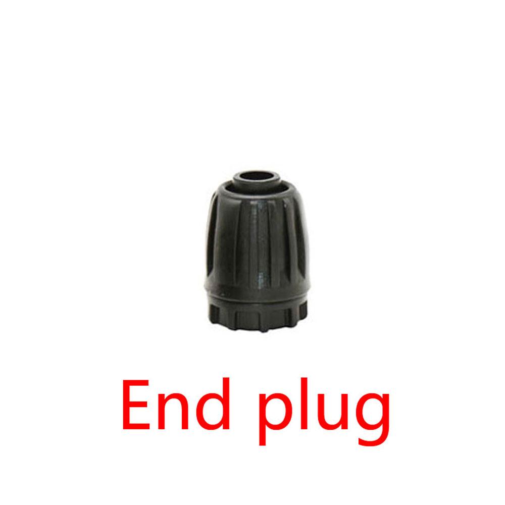 

16mm x 4mm PE Pipe Connector Tee Elbow End Plug Lock Nuts Water Coupling Garden 1/2 Pipe Garden Hose Fittings