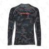 Mens Quick-Dry UV Protection Fishing T-Shirt Long Sleeve Crew Neck Summer Outdoor Angling Sports Cycling Apparel