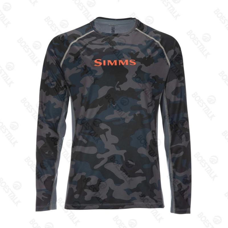 Mens Quick-Dry UV Protection Fishing T-Shirt Long Sleeve Crew Neck Summer Outdoor Angling Sports Cycling Apparel